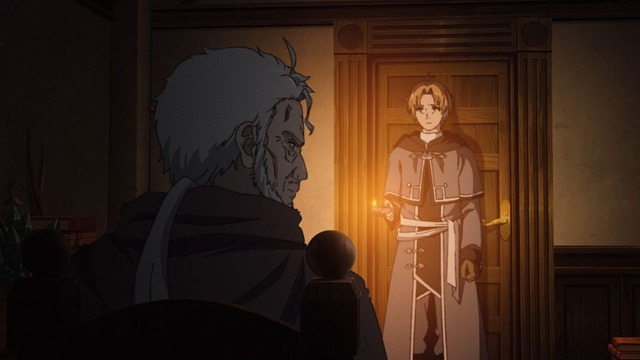 Imagen promocional relacionada con El episodio 12 de Mushoku Tensei impacta con su salto hacia el futuro y la actuación de Tomokazu Sugita · imagen 4