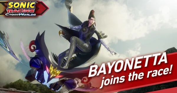 Imagen promocional relacionada con Bayonetta se suma a Godzilla y Evangelion en el segundo año de Sonic Racing CrossWorlds · imagen 2
