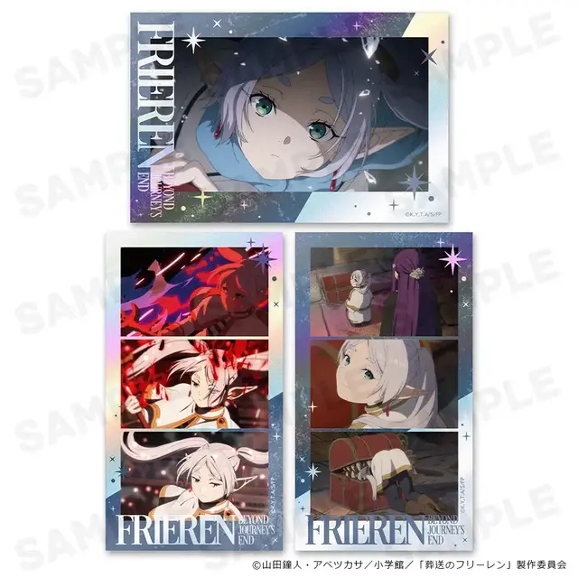 Imagen promocional relacionada con ‘Frieren’ revive sus momentos más memorables en cuatro sets de stickers holográficos · imagen 5