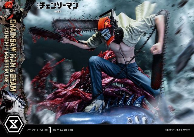 Imagen promocional relacionada con Chainsaw Man y Beam recrean su batalla contra el Demonio Tifón en una estatua a escala 1/6 · imagen 2