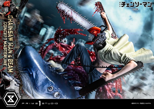 Imagen promocional relacionada con Chainsaw Man y Beam recrean su batalla contra el Demonio Tifón en una estatua a escala 1/6 · imagen 4