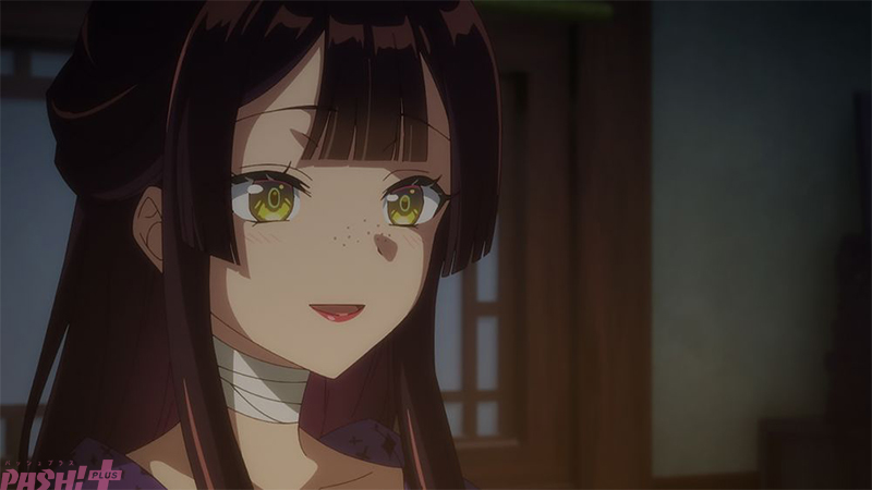Imagen promocional relacionada con El episodio 11 de «Futsutsuka na Akujo» muestra el fin del intercambio entre Reirin y Keigetsu · imagen 4