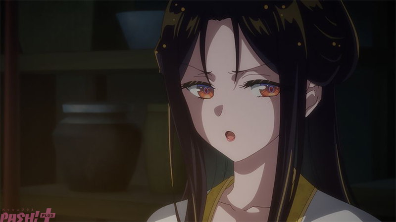 Imagen promocional relacionada con El episodio 11 de «Futsutsuka na Akujo» muestra el fin del intercambio entre Reirin y Keigetsu · imagen 5