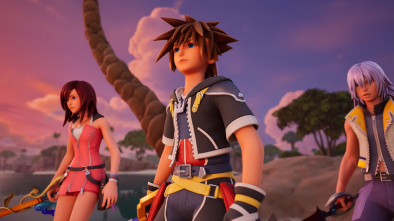 Imagen promocional relacionada con Fortnite activa su colaboración con Kingdom Hearts y añade a Sora, Riku, Kairi y Roxas · imagen 2