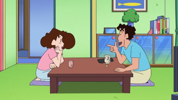 Imagen promocional relacionada con Crayon Shin-chan emitirá un episodio centrado casi por completo en la vida de Hiroshi y Misae