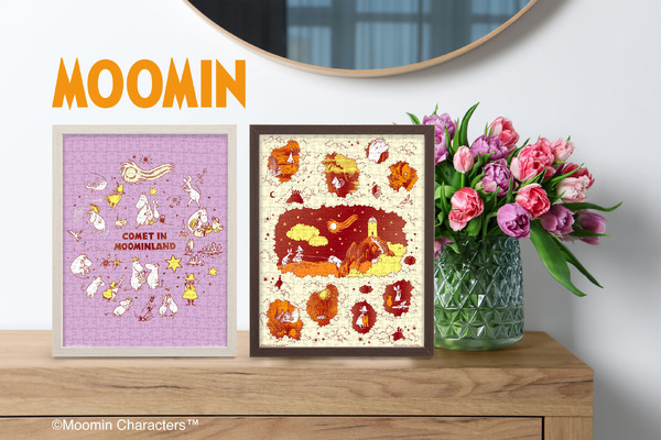 Imagen promocional relacionada con Moomin se aventura tras el cometa en dos nuevos puzles de 300 piezas
