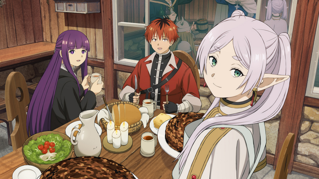 Imagen promocional relacionada con Frieren celebra el tercer aniversario del anime con una ilustración especial