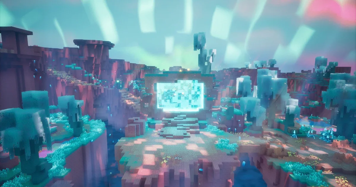 Imagen promocional relacionada con Minecraft añadirá The Sift, su primera nueva dimensión en 14 años · imagen 2