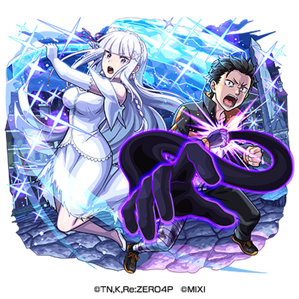 Imagen promocional relacionada con Re:Zero y Monster Strike celebran su segunda colaboración con nuevos personajes y misiones