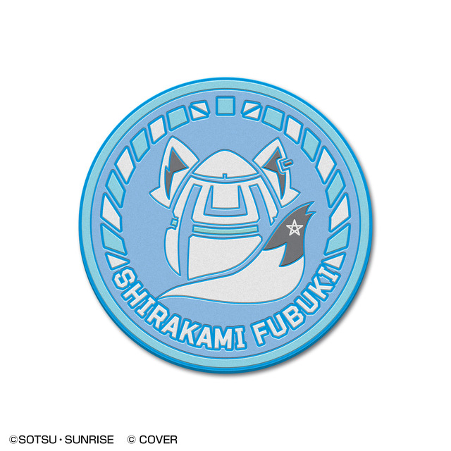 Imagen promocional relacionada con Gundam y hololive se unen en una colección de emblemas, pines y camisetas · imagen 5