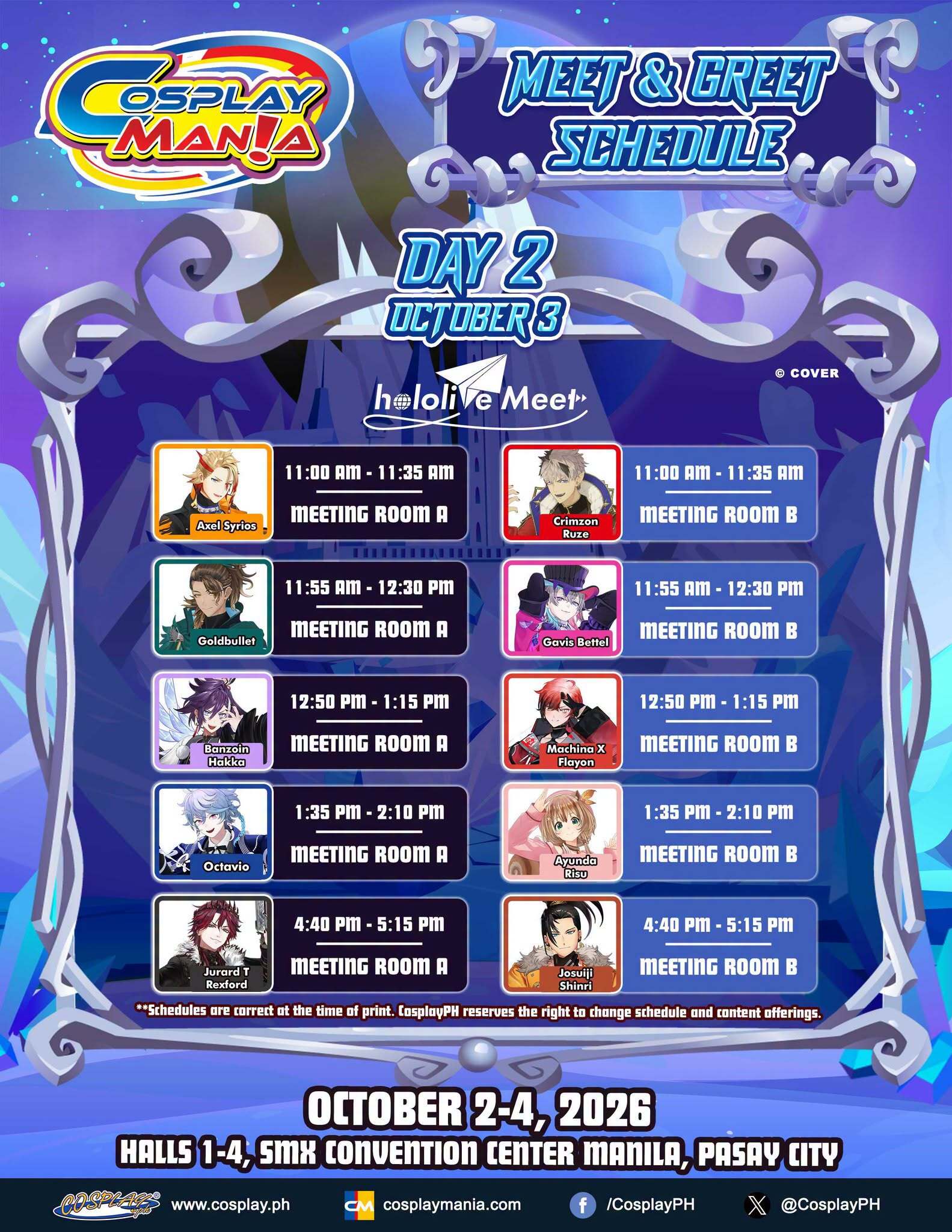 Imagen promocional relacionada con Cosplay Mania 2026 celebrará tres días de cosplay, anime y J-Pop en Filipinas · imagen 4