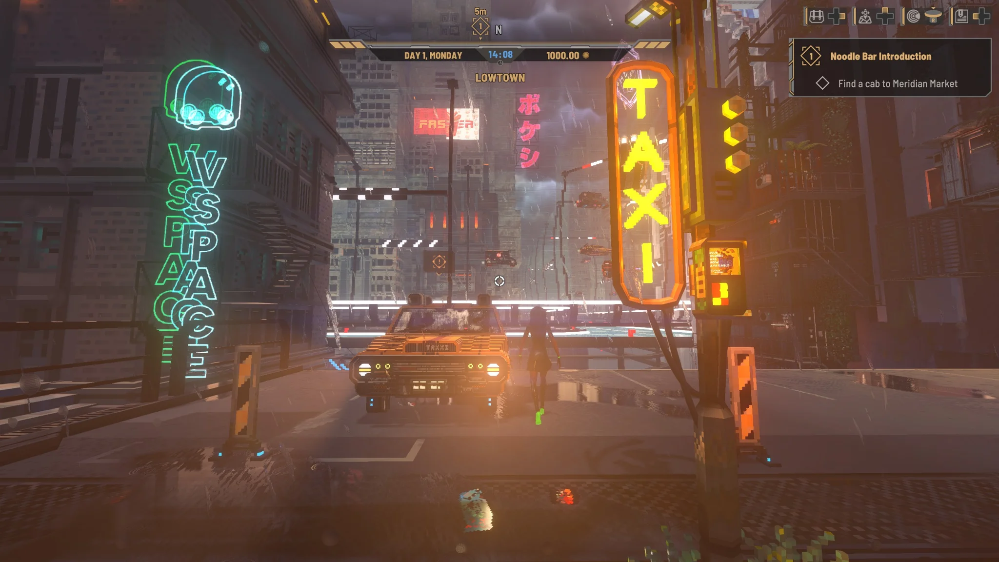 Imagen promocional relacionada con Nivalis Nights mezcla vida de ciudad cyberpunk, gestión de negocios y exploración · imagen 3