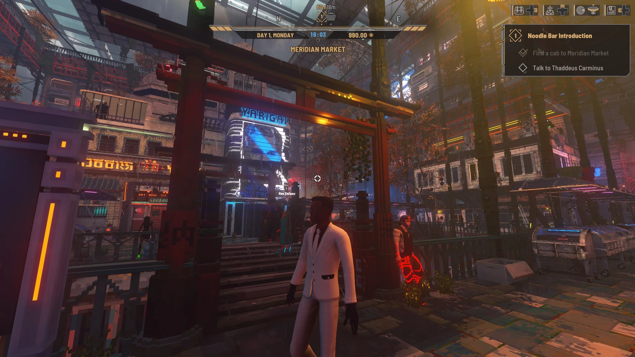 Imagen promocional relacionada con Nivalis Nights mezcla vida de ciudad cyberpunk, gestión de negocios y exploración · imagen 5