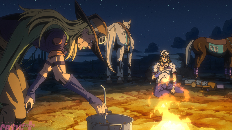 Imagen promocional relacionada con Steel Ball Run: el episodio 3 enfrenta a Johnny y Gyro con la familia Boom Boom