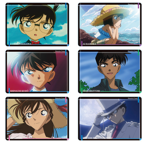 Imagen promocional relacionada con Detective Conan lanza una colección de snacks con 33 tarjetas de escenas del anime