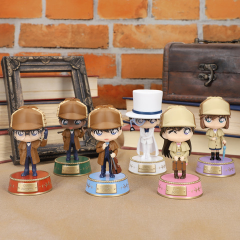 Imagen promocional relacionada con Detective Conan tendrá seis bubblehead dolls con estilo de Sherlock Holmes