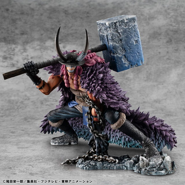 Imagen promocional relacionada con One Piece: la figura de Loki destaca por su enorme martillo y sus 31 centímetros de altura