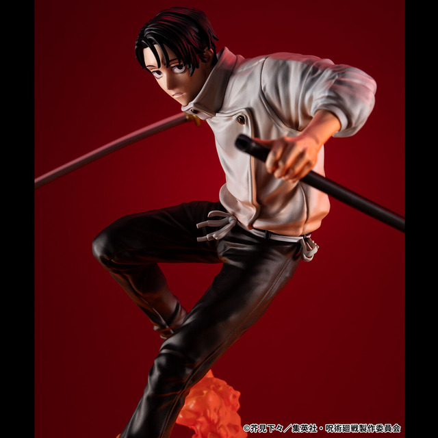 Imagen promocional relacionada con Jujutsu Kaisen presenta una figura de Yuta Okkotsu inspirada en el opening de Culling Game