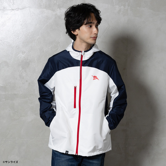 Imagen promocional relacionada con Gundam presenta cuatro chaquetas inspiradas en Amuro, Char y los ejércitos de SEED · imagen 3