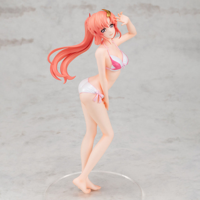 Imagen promocional relacionada con Lacus Clyne luce bikini en la nueva figura Lucreaらいと de Gundam SEED FREEDOM