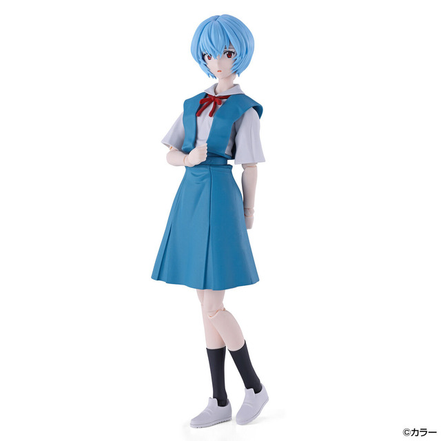 Imagen promocional relacionada con Evangelion: Rei Ayanami se convierte en modelo armable con uniforme escolar · imagen 2