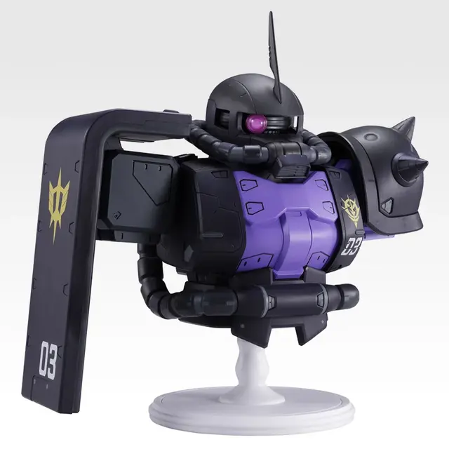 Imagen promocional relacionada con Gundam prepara una lotería con bustos de Zaku y un enorme mural de Garma Zabi · imagen 3