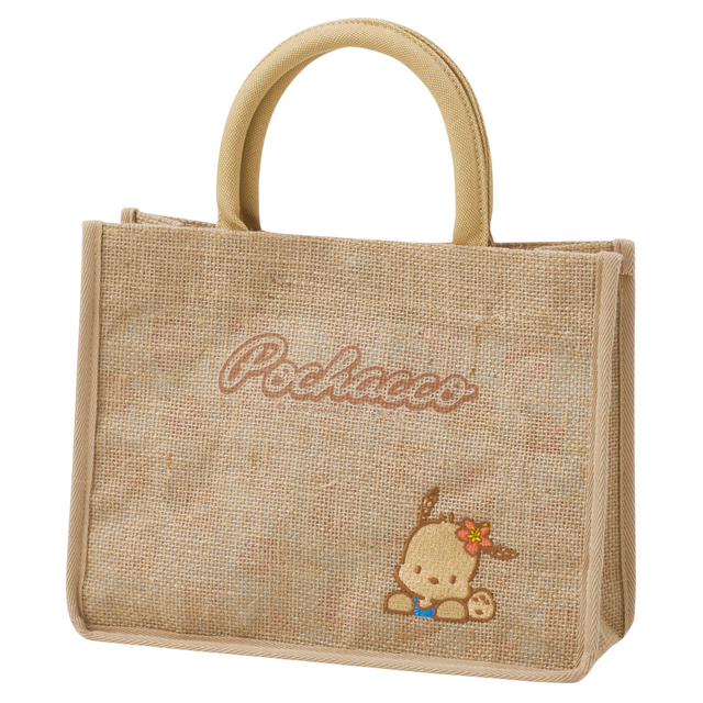 Imagen promocional relacionada con Sanrio lanza bolsas de yute con Hello Kitty, Kuromi y Pochacco bronceados · imagen 5