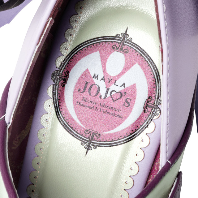 Imagen promocional relacionada con MAYLA presenta tres pares de tacones inspirados en JoJo’s: Diamond Is Unbreakable · imagen 5