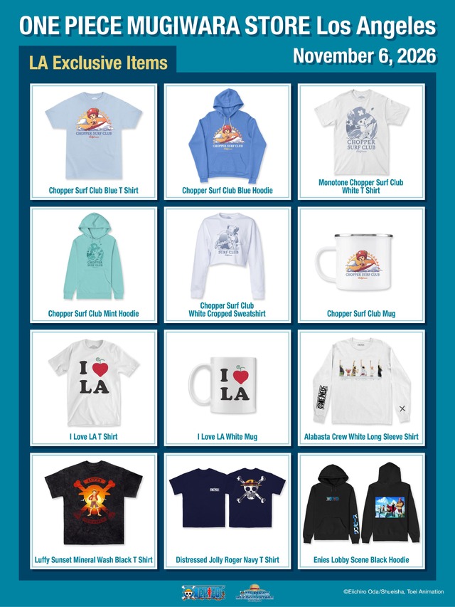 Imagen promocional relacionada con ONE PIECE MUGIWARA STORE abrirá su primera tienda permanente en Estados Unidos · imagen 3