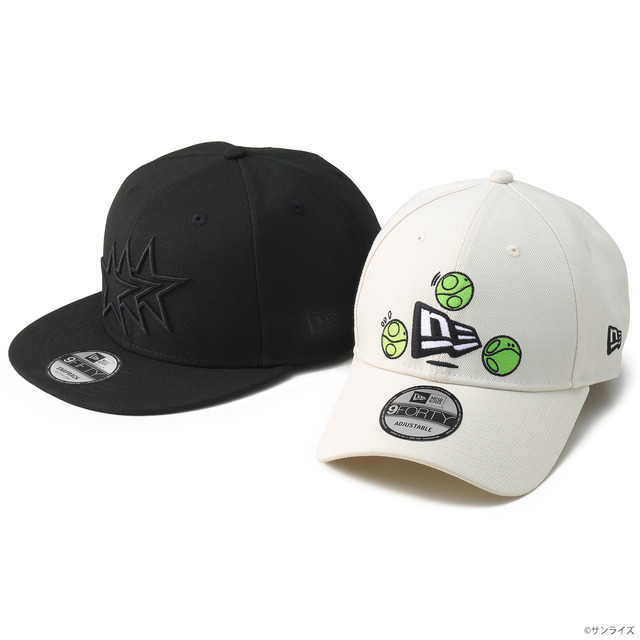 Imagen promocional relacionada con Gundam y New Era presentan gorras inspiradas en Haro y los Black Tri-Stars
