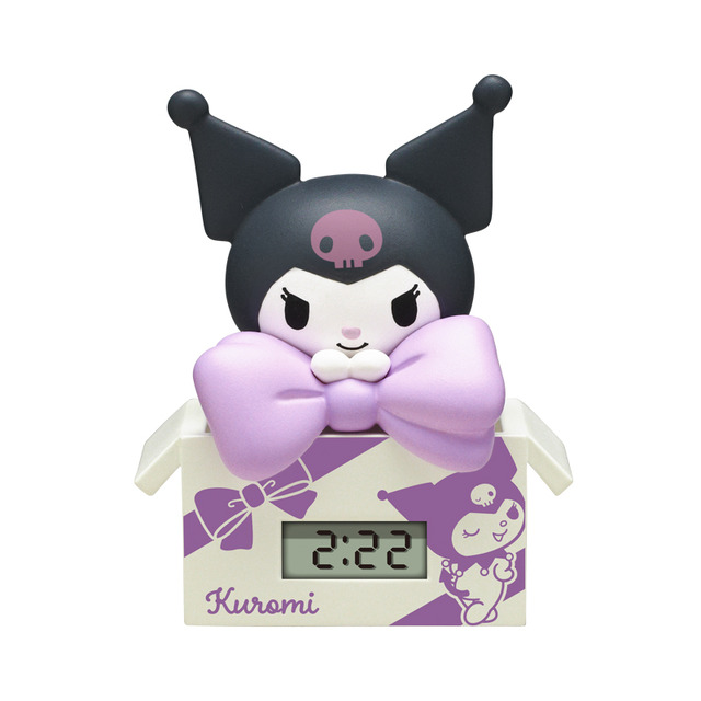 Imagen promocional relacionada con Sanrio presenta cinco relojes de sobremesa con diseño de caja de regalo · imagen 4