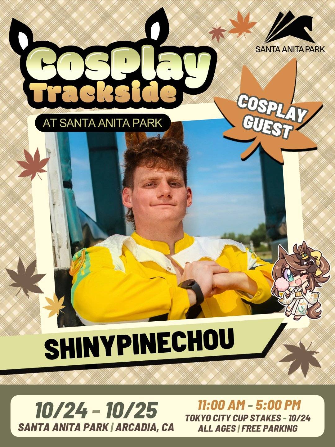 Imagen promocional relacionada con Cosplay Trackside volverá a Santa Anita Park con actividades de Umamusume · imagen 4