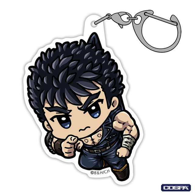 Imagen promocional relacionada con Hokuto no Ken convierte a Kenshiro y Jagi en accesorios acrílicos estilo chibi · imagen 2