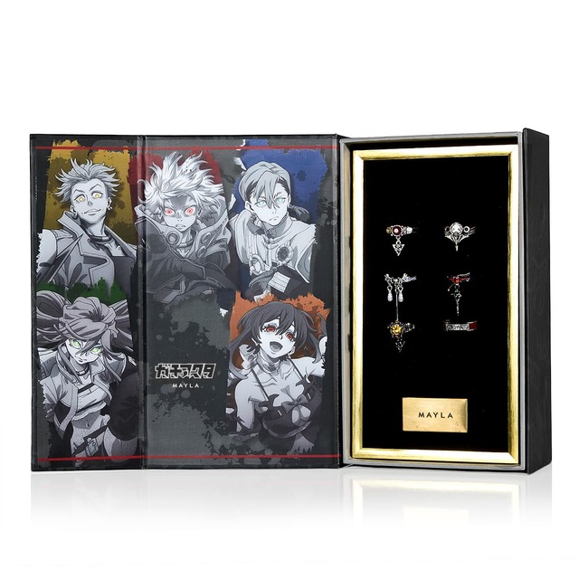 Imagen promocional relacionada con Gachiakuta presenta un set de seis anillos inspirado en sus personajes · imagen 3